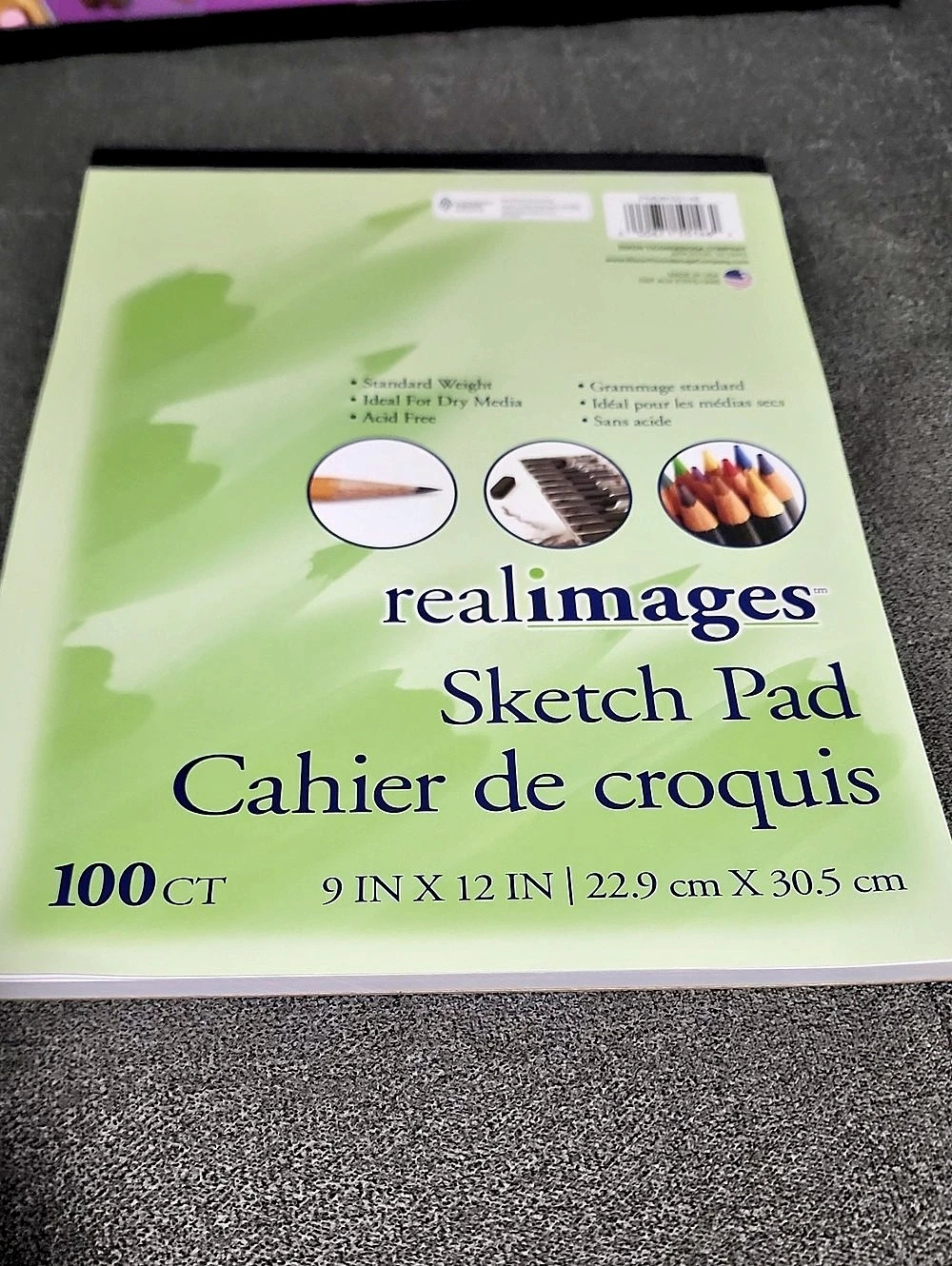 realimages Sketch Pad 100-Count 9 x 12 in NWT